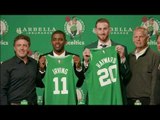 Celtics introduce Kyrie Irving & Gordon Hayward