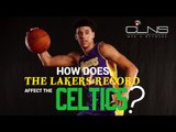 How does the LAKERS record affect the CELTICS draft pick? JARED WEISS explains...