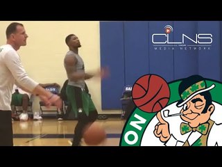 New-Look MARCUS SMART getting jumpers up at CELTICS Camp