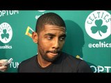 (Full) KYRIE IRVING talks the benefit of BRAD STEVENS coaching - CELTICS PRACTICE