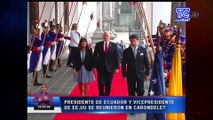 Presidente de Ecuador y Vicepresidente de Estados Unidos se reunieron en Quito