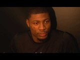 MARCUS SMART talks BOSTON CELTICS 1st preseason game