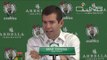 (full) BRAD STEVENS explains the Celtics loss to Pistons + Avery Bradley returns
