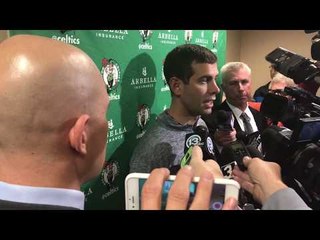 BRAD STEVENS emotionally addresses GORDON HAYWARD ankle break