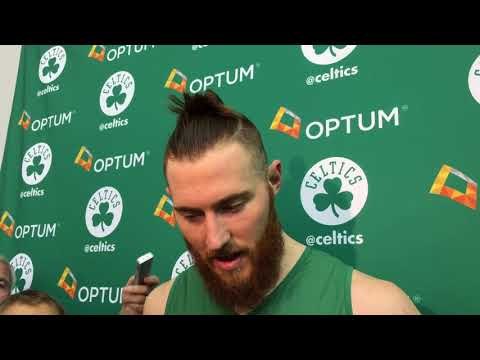 (Full) ARON BAYNES talks guarding JOEL EMBIID in CELTICS win vs SIXERS