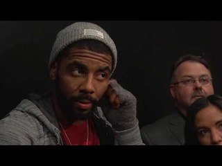 KYRIE on JAYLEN BROWN: "He has the will of a GREAT PLAYER..." following CELTICS win vs KINGS