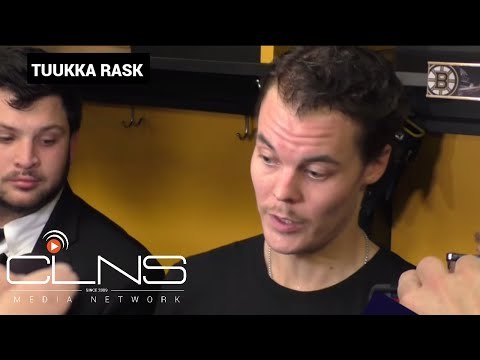 (full) Tuukka Rask on BRUINS WIN vs GOLDEN KNIGHTS