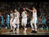 SHORT HANDED Celtics def. Hornets (90-87)