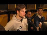 (full) Brandon Carlo Locker Room Interview post game BRUINS lose to MAPLE LEAFS