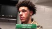 (full) LONZO BALL on STRUGGLES in ROOKIE year, CELTICS fans BOOING!