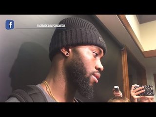 JAYLEN BROWN talks AL HORFORD's career-high assists, KYRIE in CRUNCH TIME