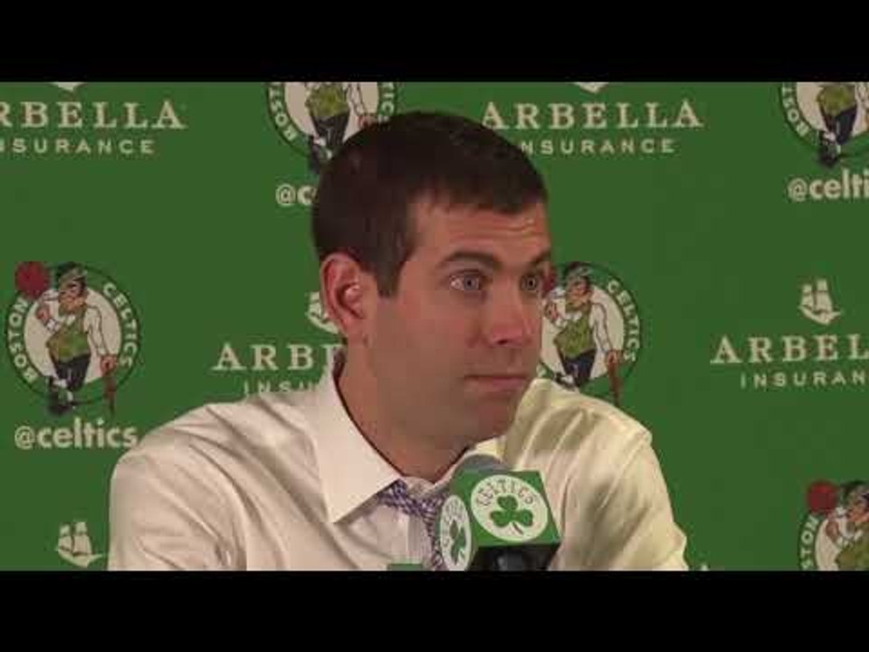 Brad Stevens talks Daniel Theis broken nose, Celtics struggles vs Jazz