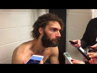 (full) ROBIN LOPEZ talks BULLS staying upbeat