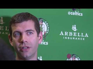 (full) BRAD STEVENS talks the duo of ANTHONY DAVIS and DEMARCUS COUSINS