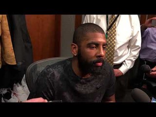 (full) KYRIE IRVING talks severity of shoulder injury
