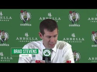 (full) BRAD STEVENS on TERRY ROZIER's triple-double in first start