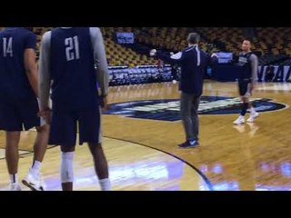 VILLANOVA works to break PRESS EAST REGIONALS