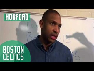 (full) AL HORFORD details his chemistry with Greg Monroe; Rozier 'figuring it out' for CELTICS