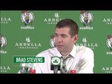 LIVE: BRAD STEVENS talks GREG MONROE triple-double, JAYLEN BROWN's career-high 32 points