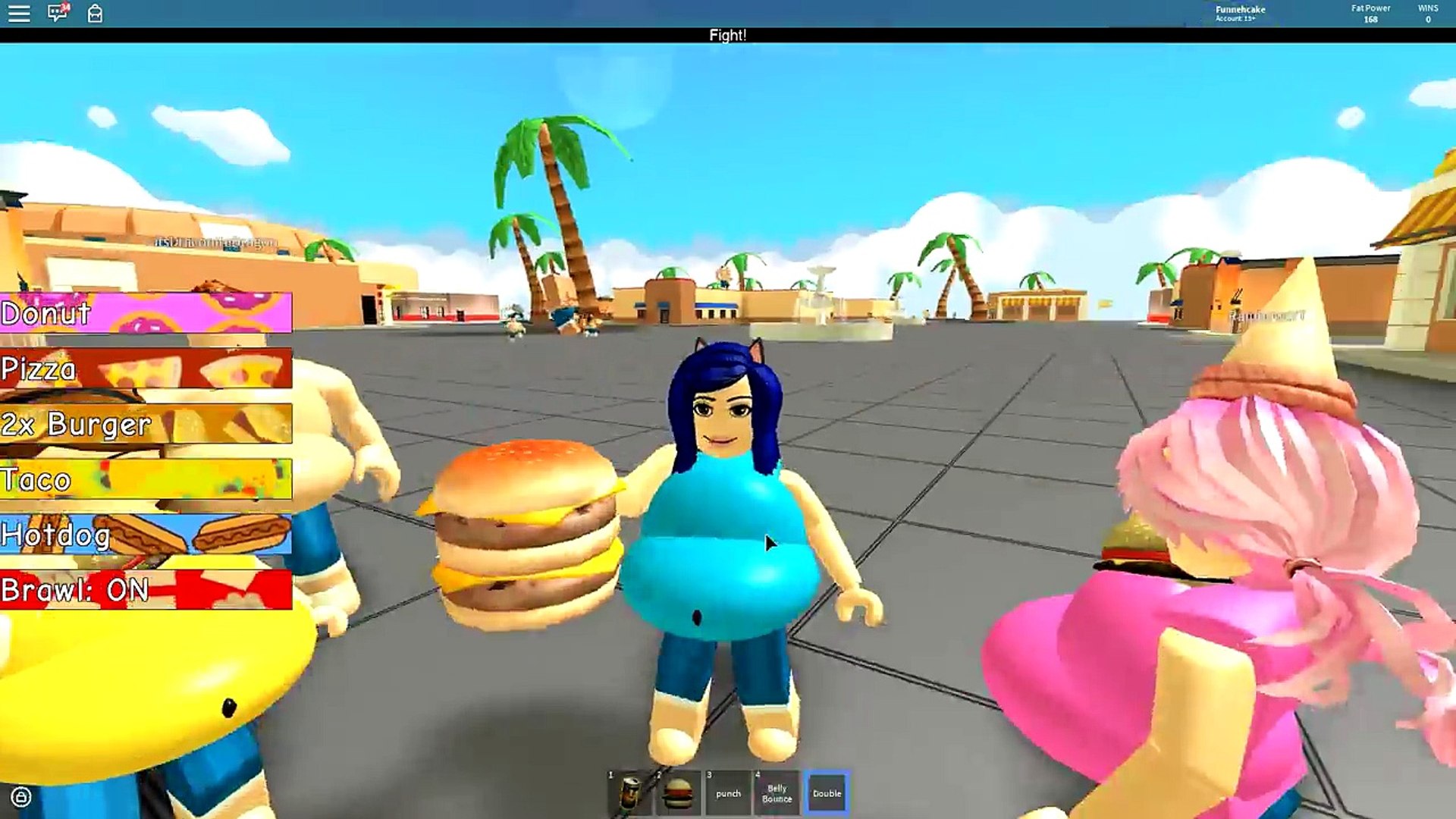 ⁣370.GETTING SUPER FAT IN ROBLOX! ROBLOX EATING SIMULATOR!!