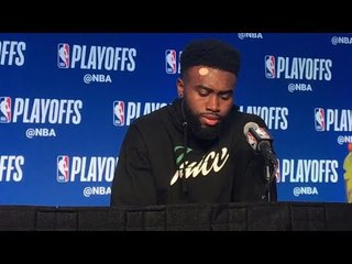 JAYLEN BROWN can’t wait to get home for Game 5