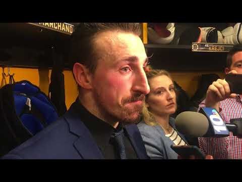 BRAD MARCHAND EXPLAINS LICKING OF RYAN CALLAHAN