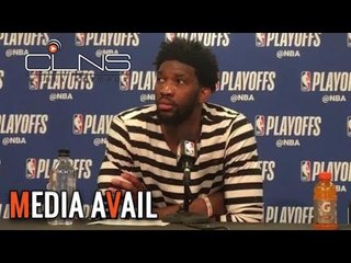 JOEL EMBIID complains about officiating in Game 3