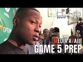 TERRY ROZIER on Series Trash Talking & Physicality - CELTICS Practice Report