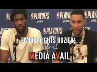 “He tried to punch me twice. Too bad he’s so short couldn’t get to my face” - EMBIID on TERRY ROZIER