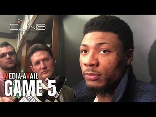 MARCUS SMART is pumped to be heading back in the EC Finals