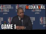 Tyronn Lue on CAVS loss to CELTICS in Game 1: 