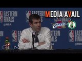 BRAD STEVENS Downplays CELTICS Game 1 Win over Cavs - LEBRON