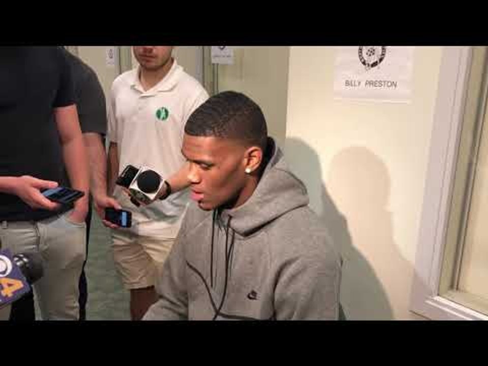 BILLY PRESTON talks about his pre-draft process