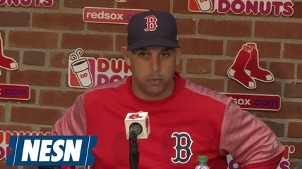 Alex Cora on Steve Pearce, Jackie Bradley’s big week, facing the Yankees