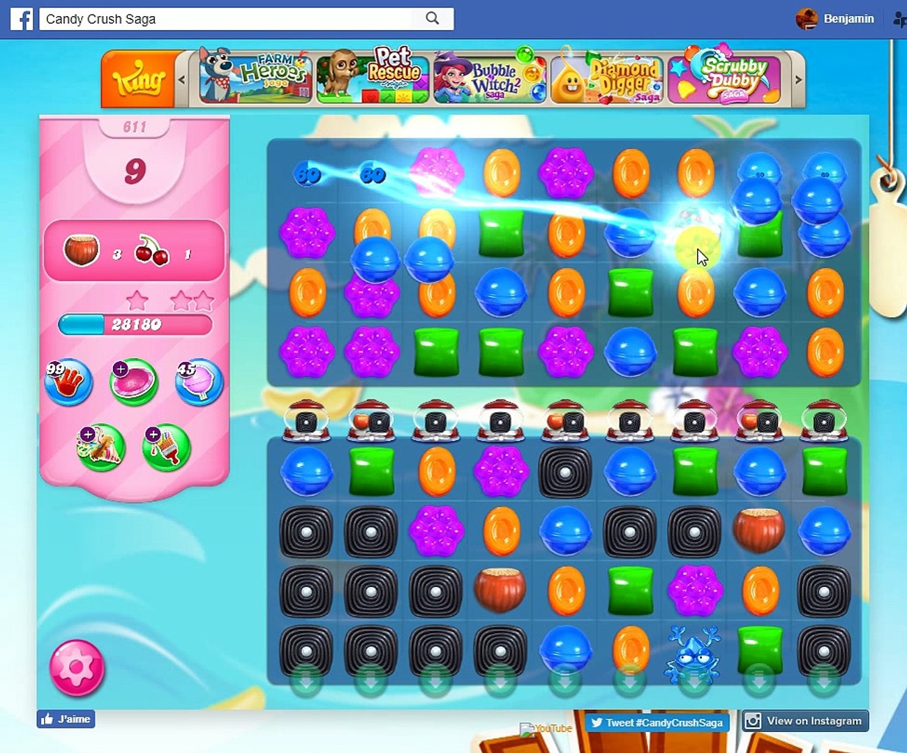 Candy Crush Level 611 Video Dailymotion