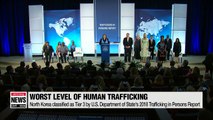 U.S. Human Trafficking Report, evaluates North Korea as the country with the worst human trafficking problem