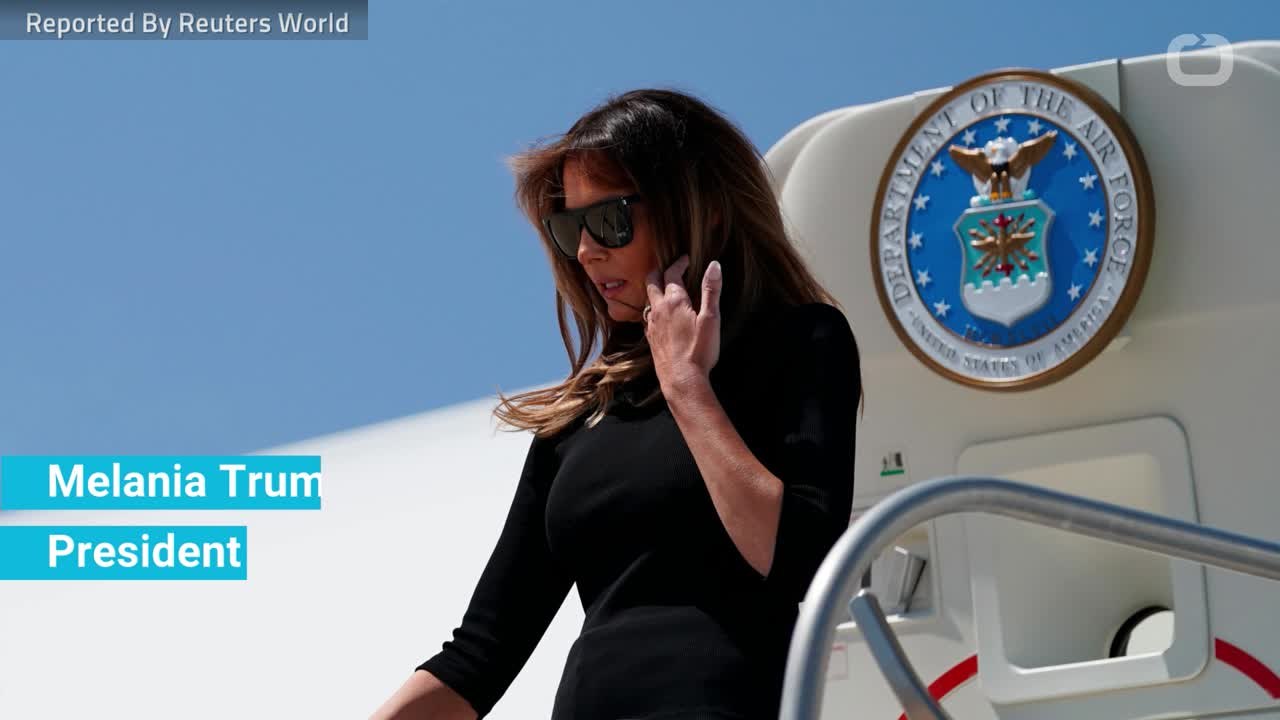 Melania Trump arrives in Tucson, Arizona to visit Border Patrol center
