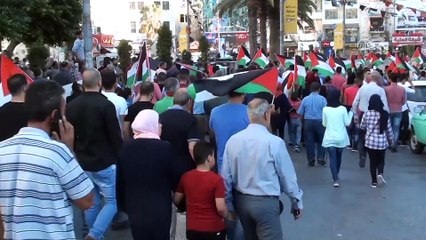 Batı Şeria'dan Gazze'ye destek gösterisi - NABLUS