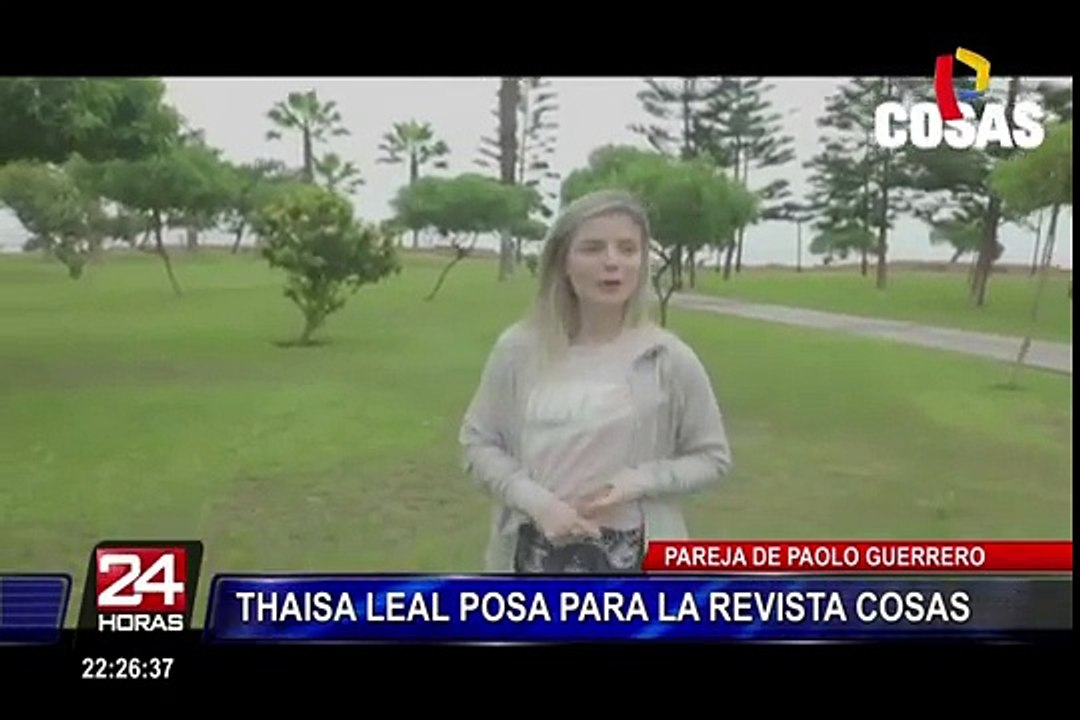 Thaisa Leal posa para la revista Cosas y concede entrevista