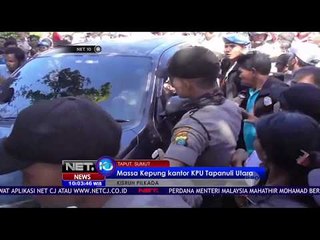 Kisruh Pilkada, Massa Kepung Kantor KPU Tapanuli Utara -NET10