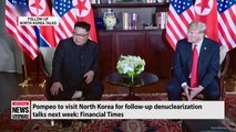Trump dampens expectations as follow-up denuclearization talks with North Korea expected next week