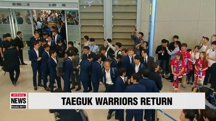 Team Korea arrive home after rollercoaster World Cup campaign