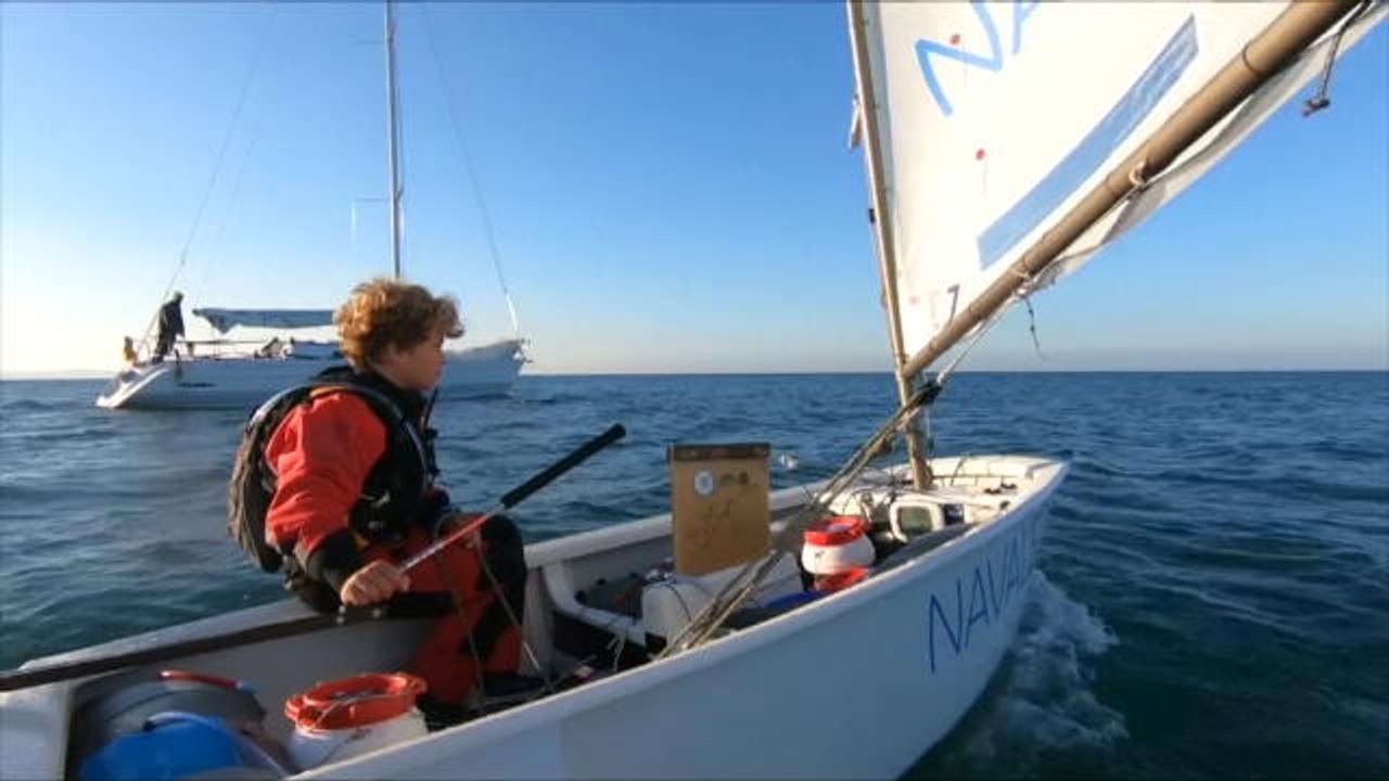 Voile - À 12 ans, un Français bat le record de la traversée de la Manche en optimist