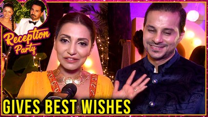 Navina Bole And Karan Jeet Exclusive Interview | Rubina Dilaik And Abhinav Shukla Wedding Reception