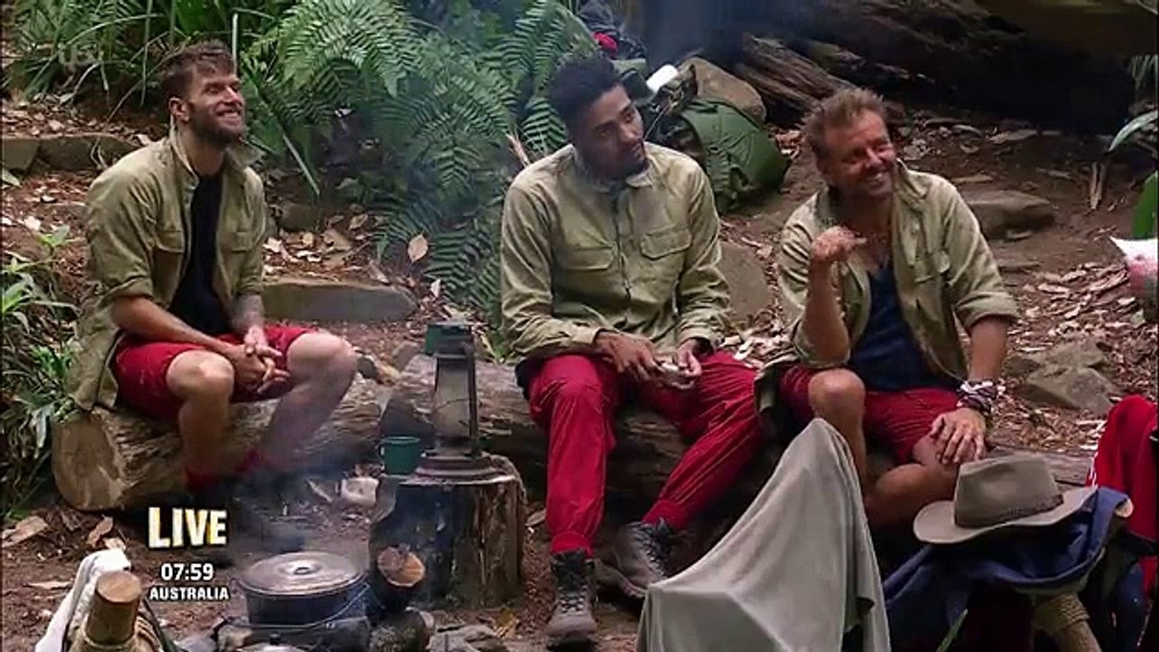 Is Martin Roberts making secret gestures on I'm A Celebrity?
