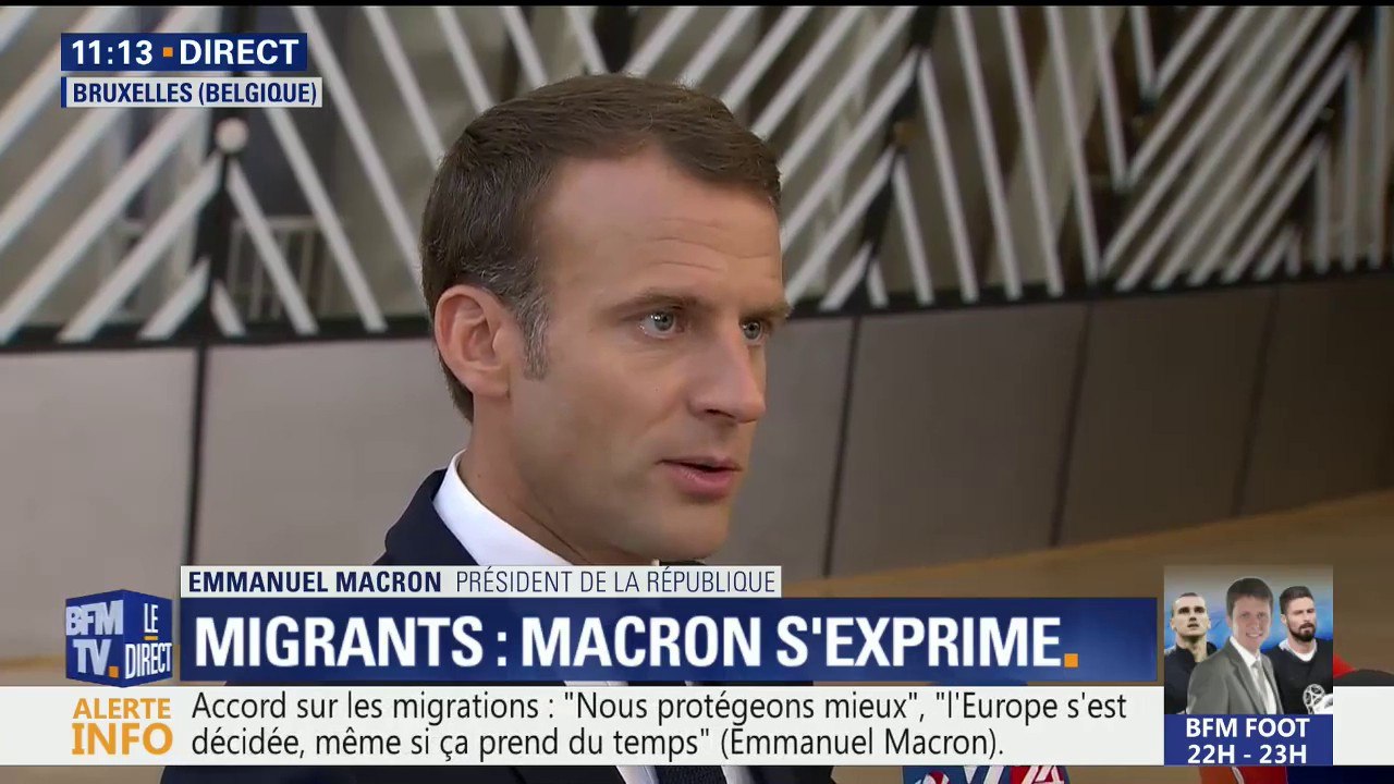 Gestion migratoire en Europe: "Je ne considère pas pour ma part que les centres dans des pays tiers soit la panacée ", estime Macron