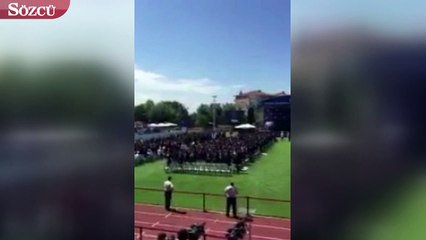 Boğaziçi Üniversitesi'ne bu protesto damgasını vurdu