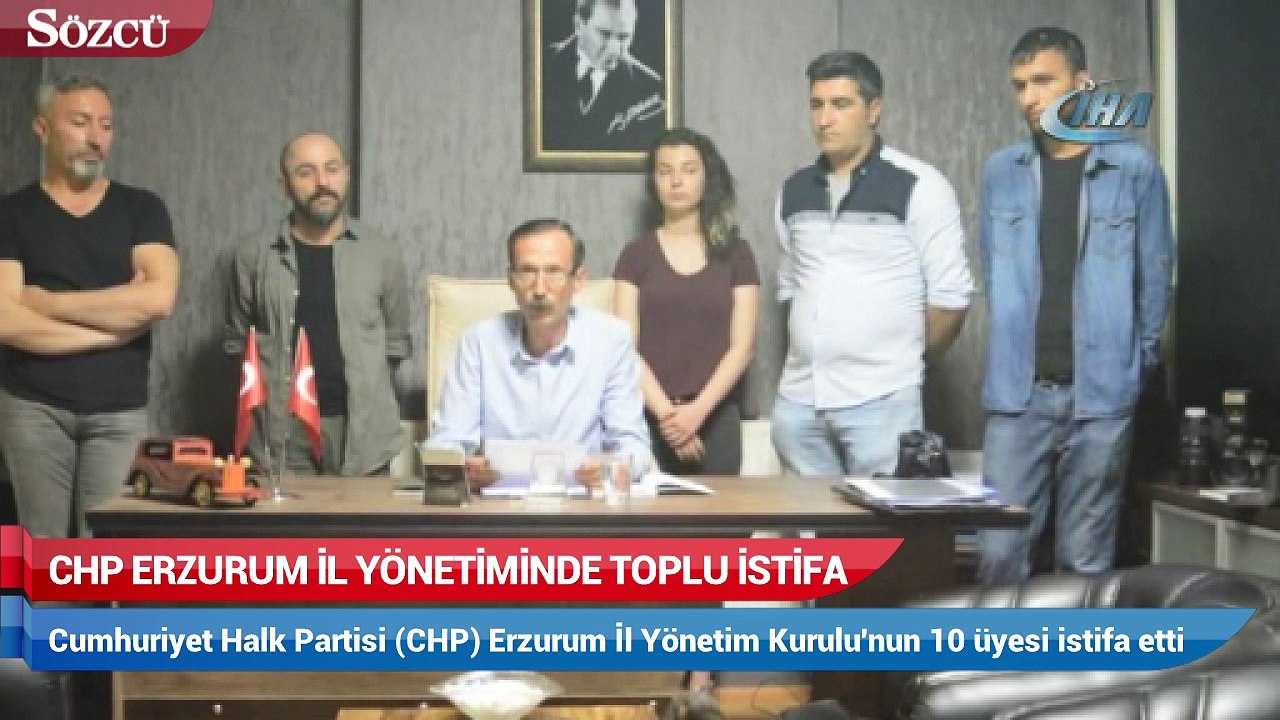 CHP Erzurum il yönetiminde toplu istifa