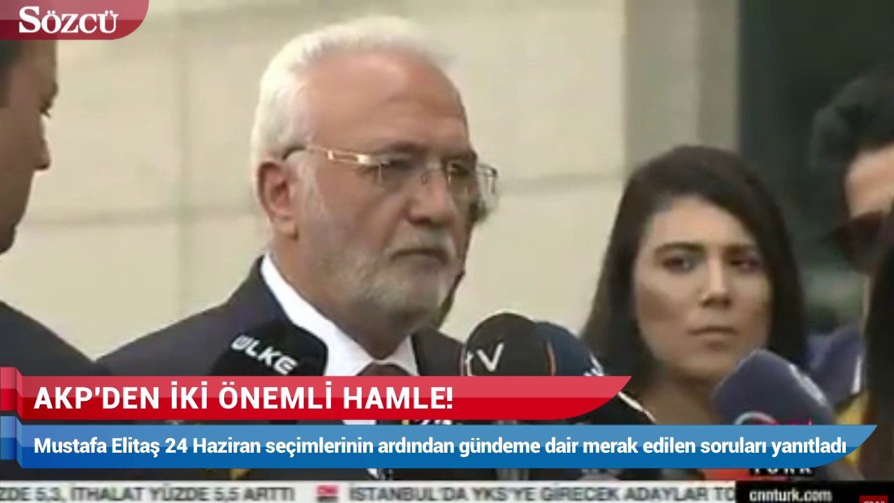 Ak parti Grup Başkan Vekili Mustafa Elitaş