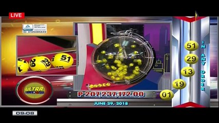 PCSO 9 PM Lotto Draw, June 29, 2018